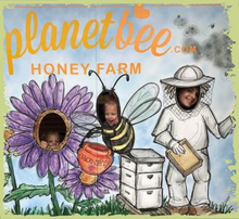 Load image into Gallery viewer, A mom and her 2 kids at Planet Bee Honey Farm
